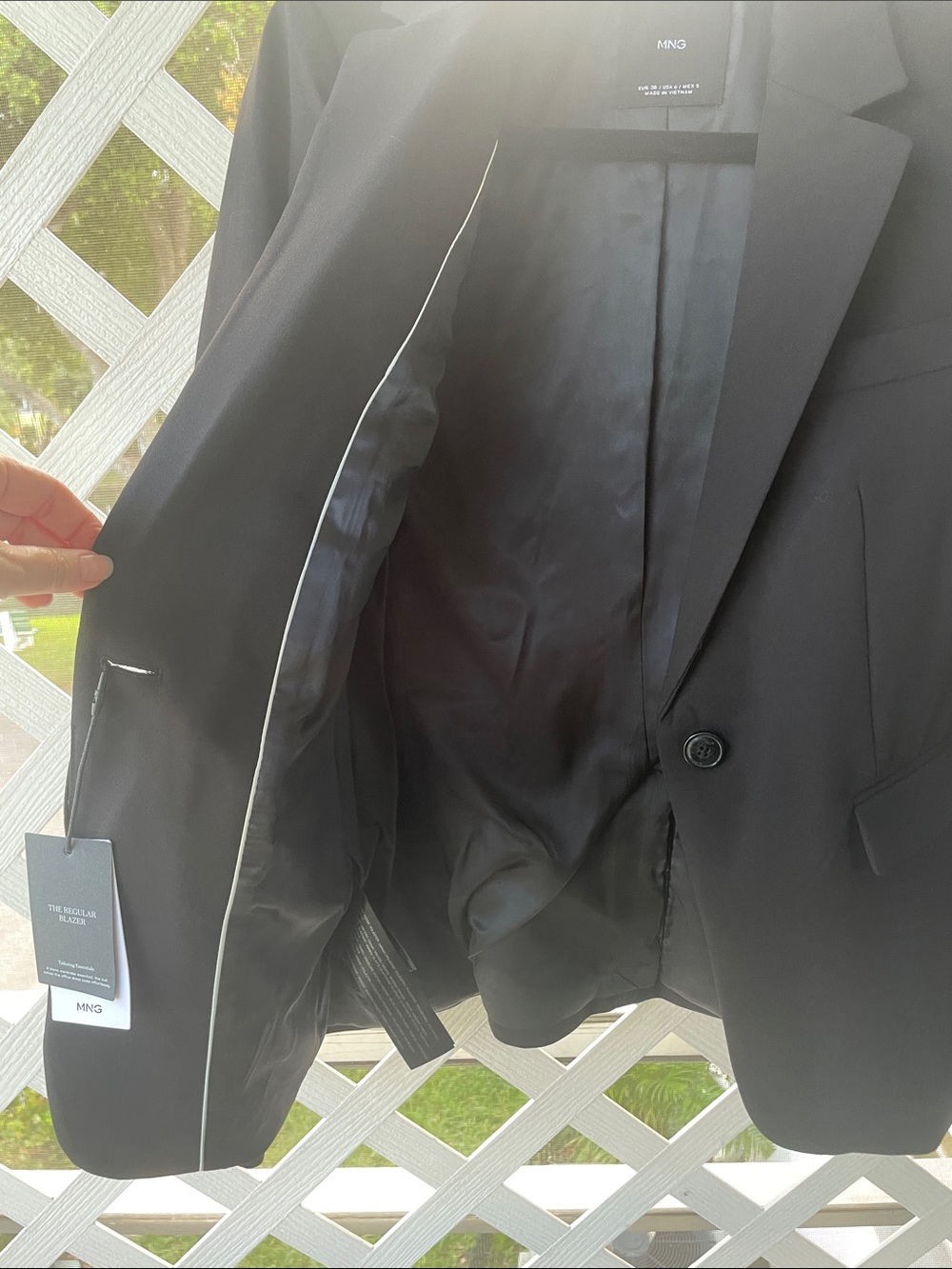 Mango ‘Americana’ One-Button Blazer - Picture 7 of 12